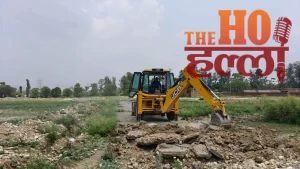 MDDA Bulldozer Action Illegal Housing Plotting Demolished (1)
