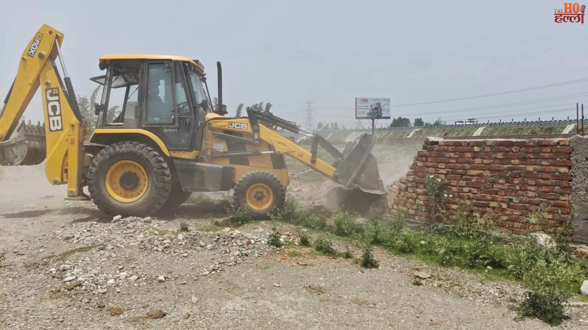 MDDA Bulldozer Action Illegal Housing Plotting Demolished