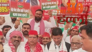 SP Protest over NEET Leak & Inflation Insights (1)
