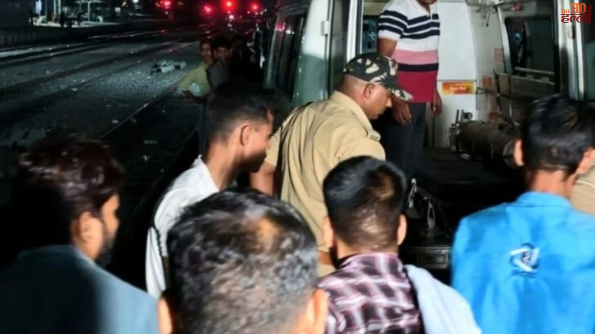 Tragic Railway Accident Husband Dies and Wife Injured