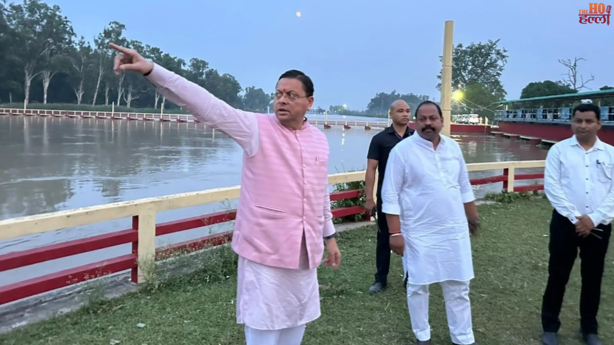 uttarakhand-cm-dhami-khatima-visit-lohiyahead-water-bypass-tourist-hotspot