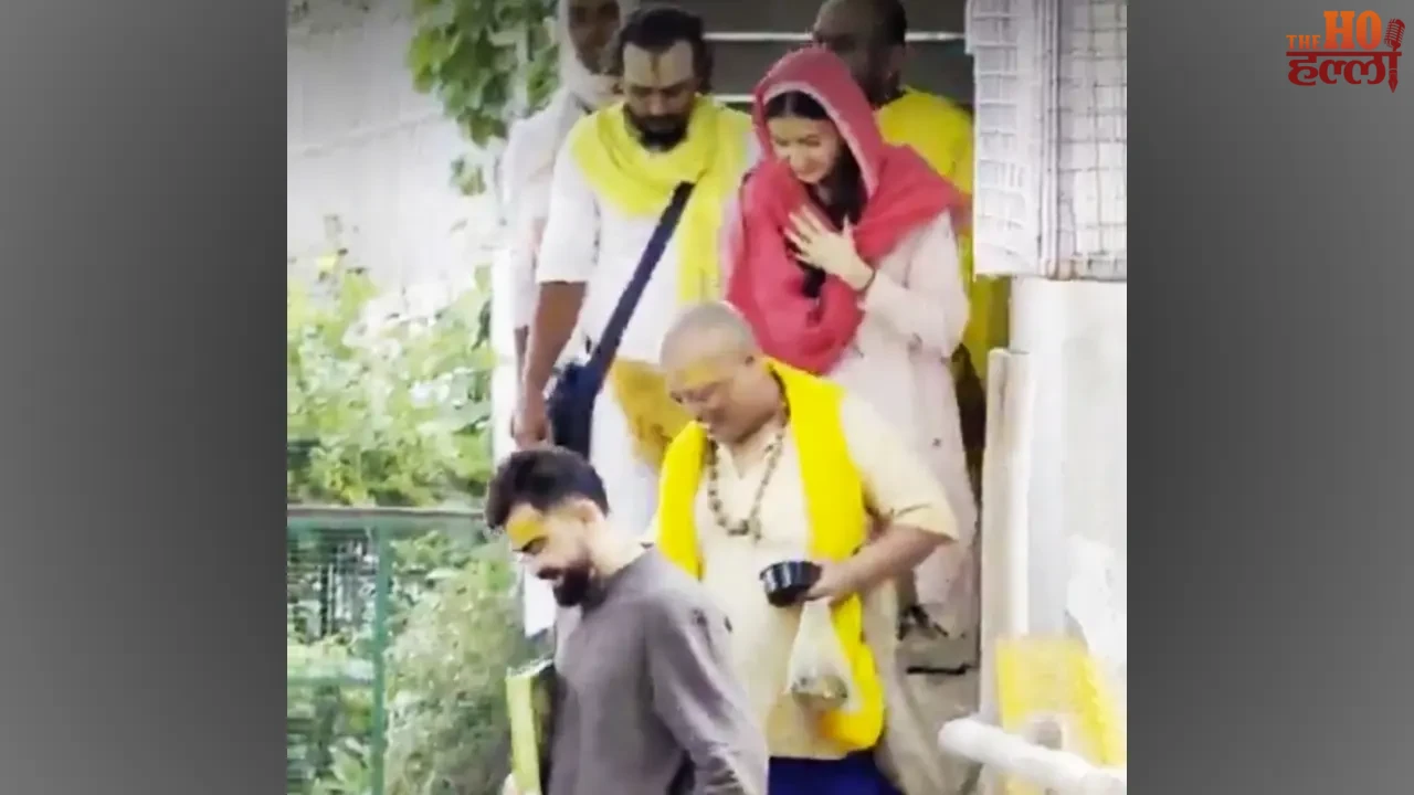 Virat and Anushka Visit Vrindavan After IPL Triumph