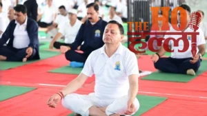 yoga-day-cm-dhami-uttarakhand-global-wellness-capital-banbasa