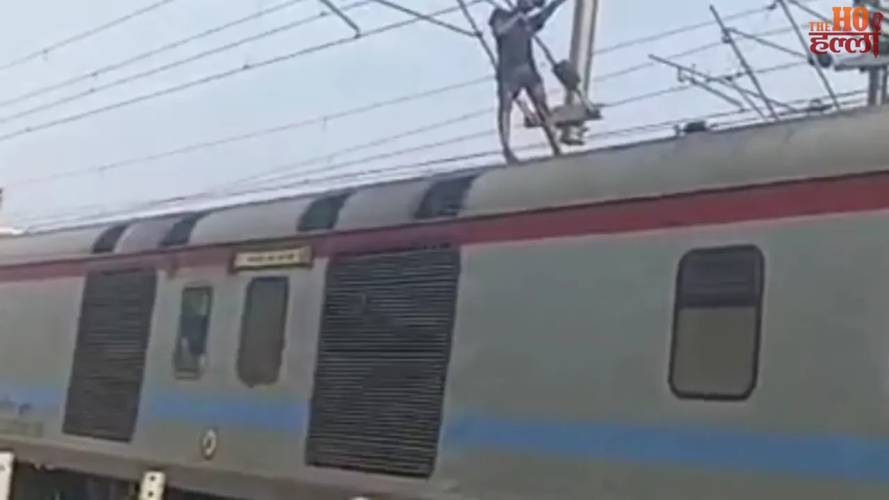 Youth Narrowly Escapes High-Voltage Wires on Train Roof