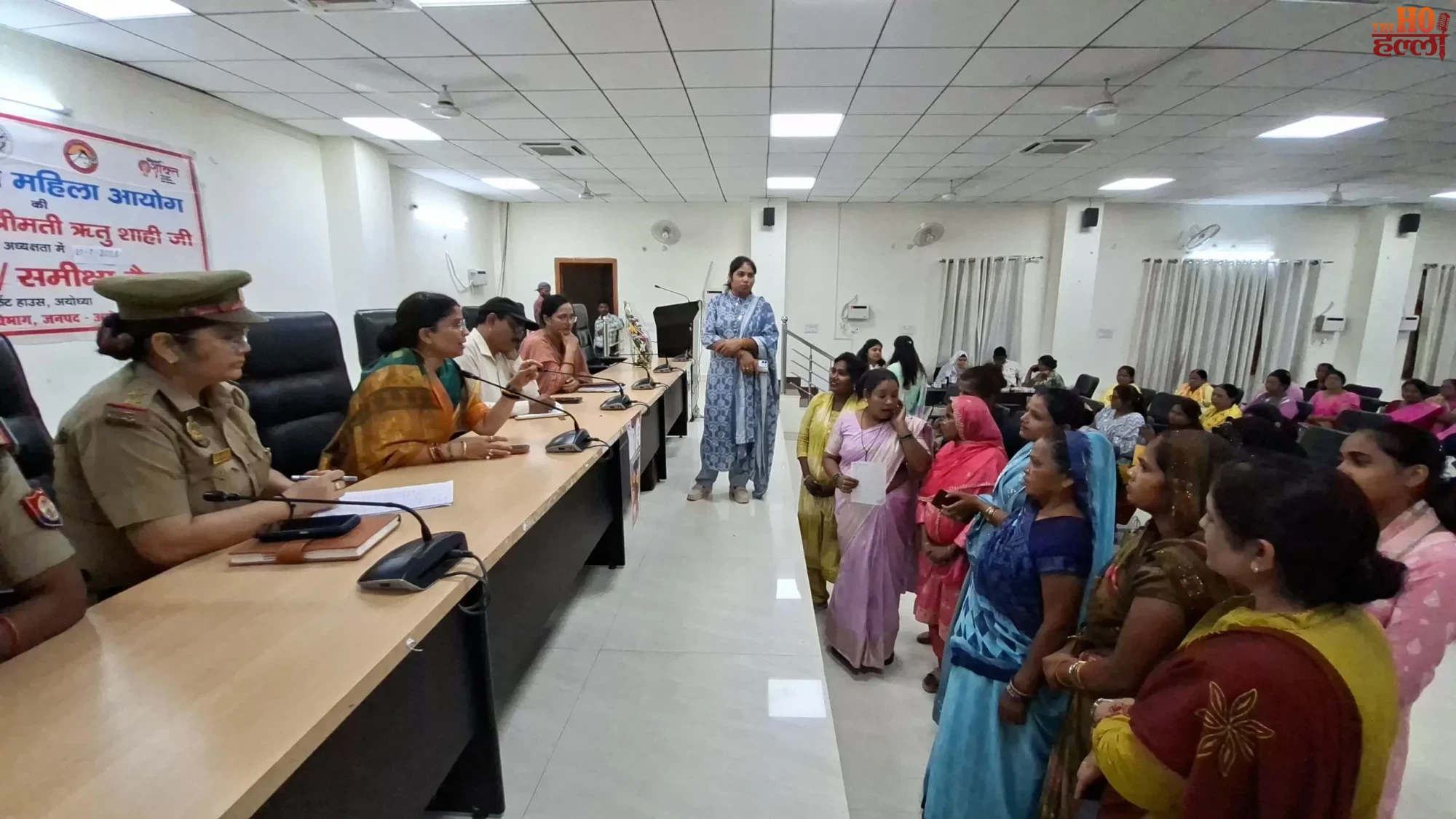 ayodhya-mahila-chaupal-ritu-shahi-hears-grievances-anganwadi-inspection