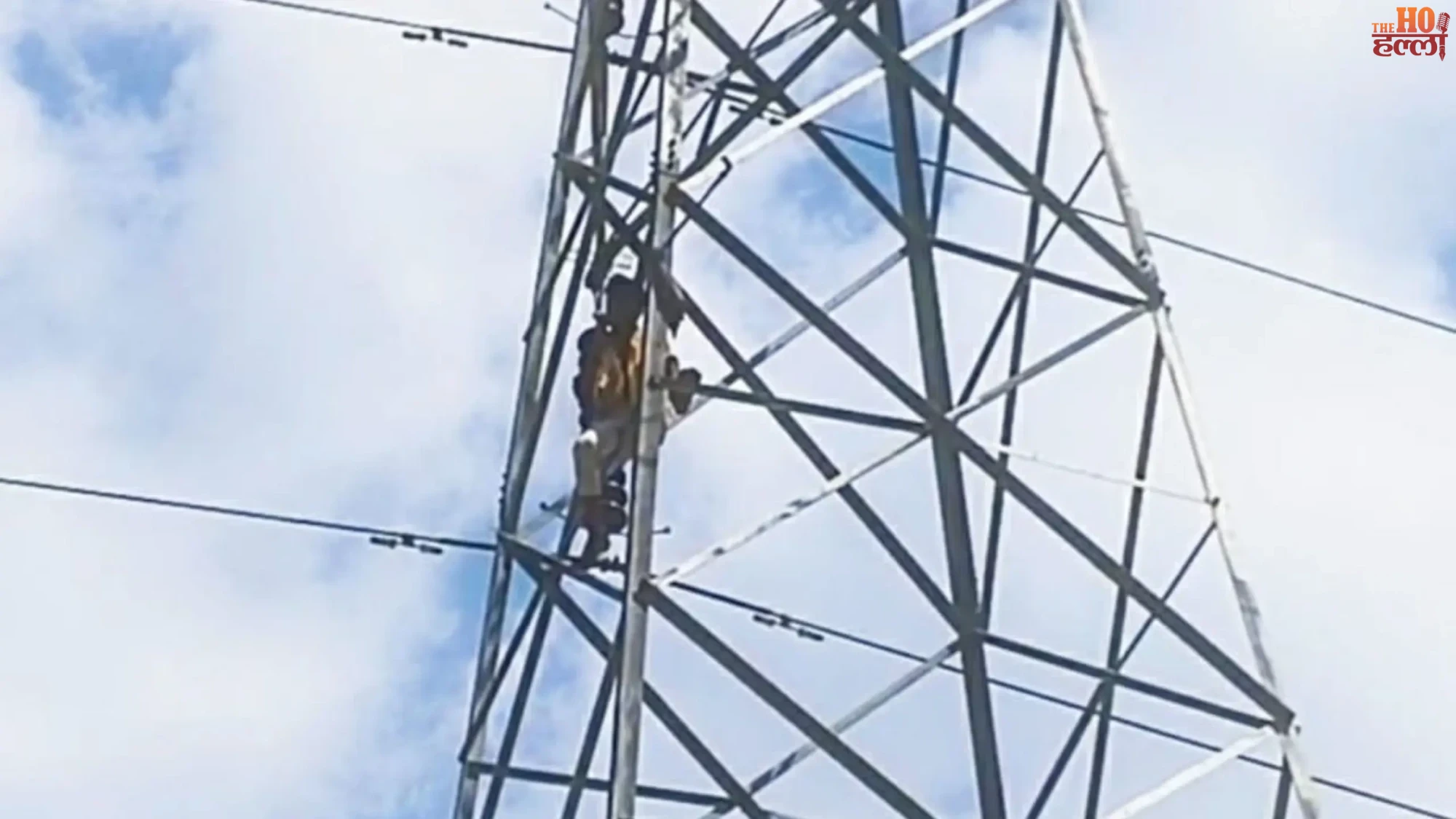 ayodhya-youth-anil-nishad-climbs-high-tension-power-tower-land-dispute