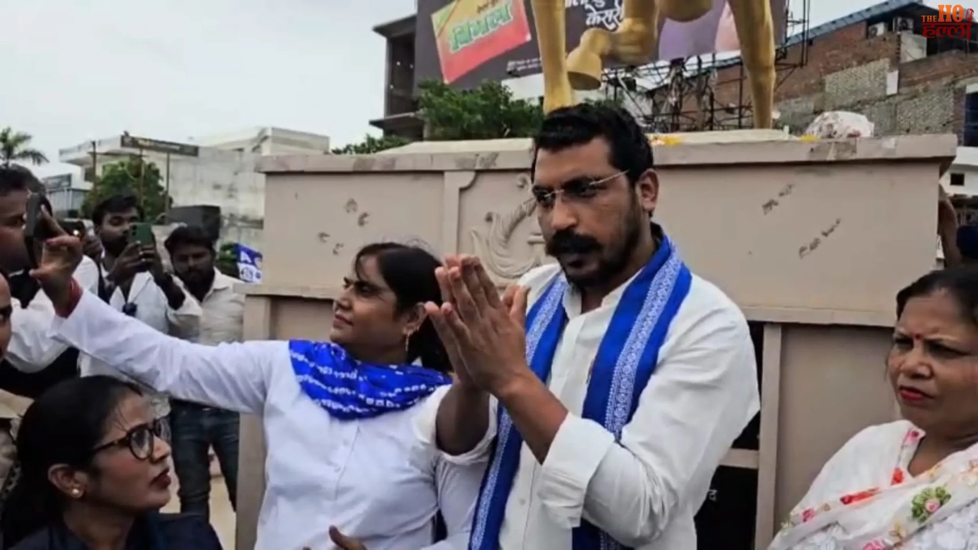 chandrashekhar-azad-raebareli-visit-salon-mewalal-pasi-case-up-election-alliance