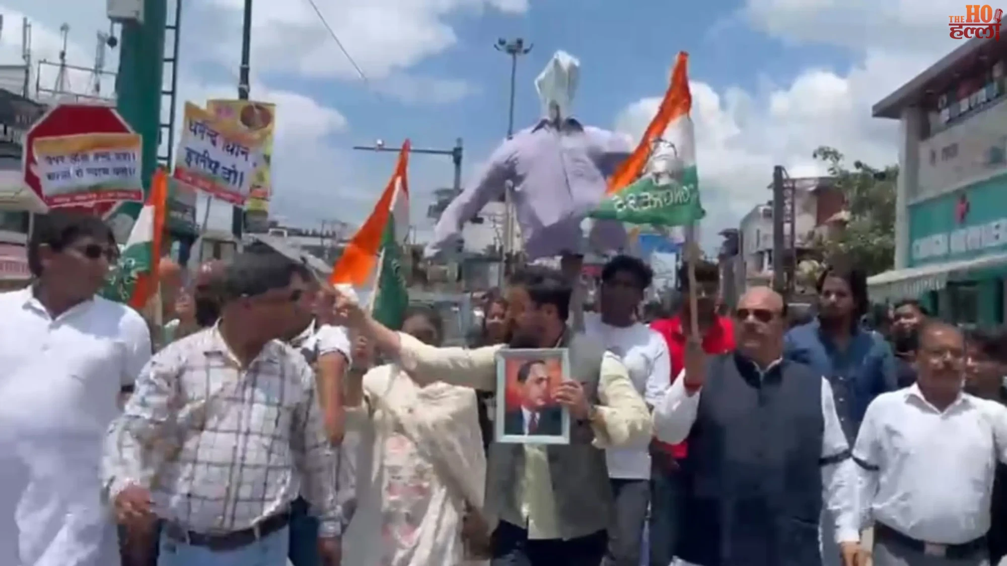 dehradun-congress-protest-neet-paper-leak-kishannagar-chowk