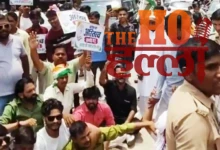hardoi-congress-protest-excise-minister-nitin-agarwal-detained