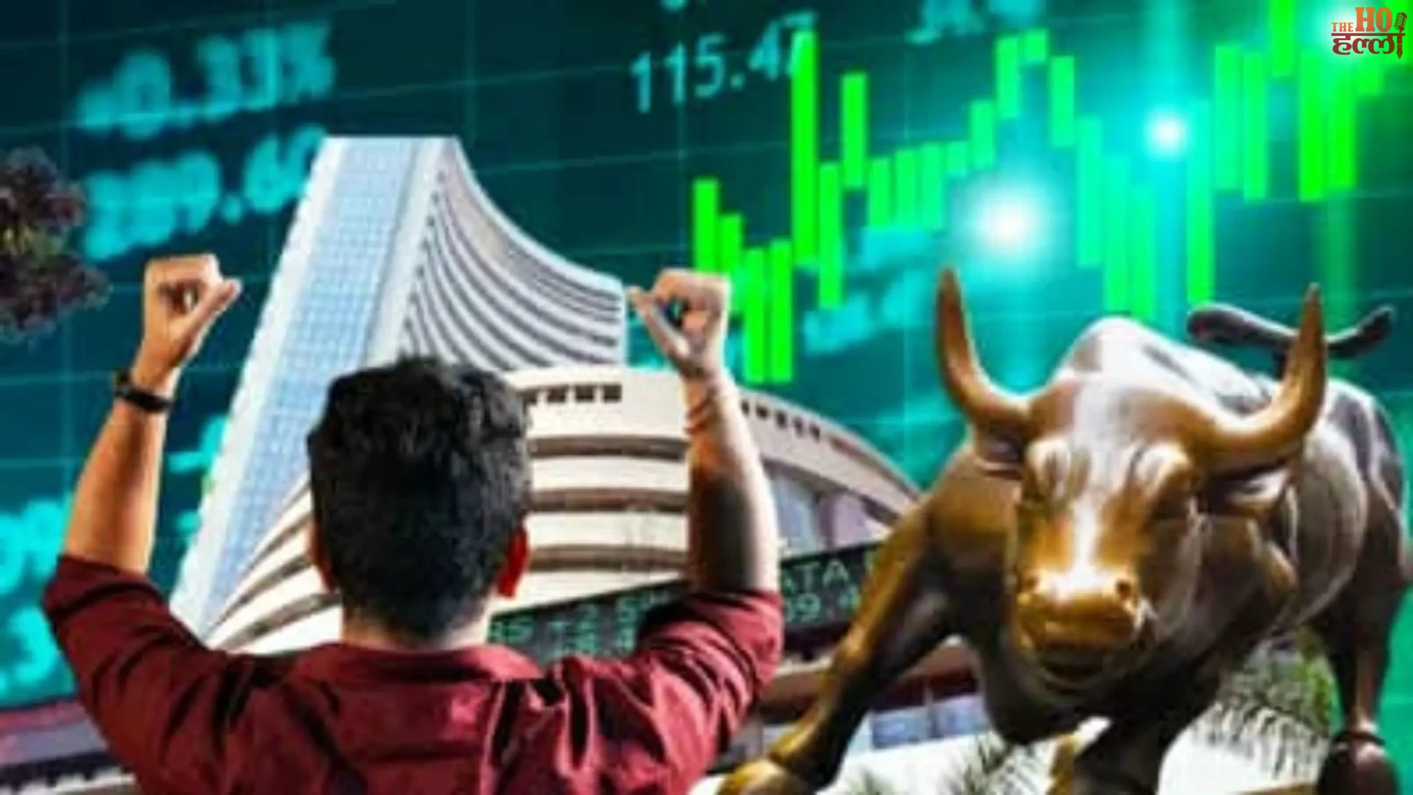 Market Rally Sensex Jumps 377 Points Today