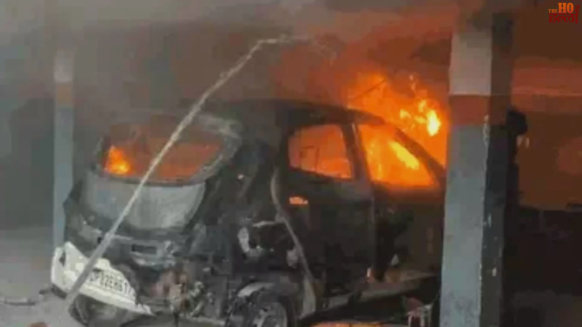Massive Fire at Service Center Ashes Car and More