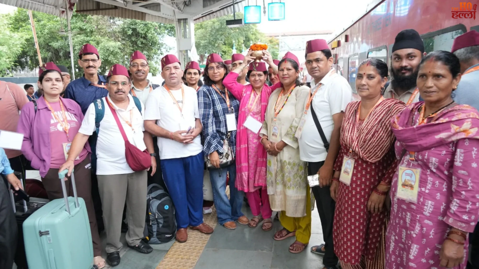 somnath-swabhimaan-parv-yatra-uttarakhand-pilgrims-gujarat-veraval-welcome