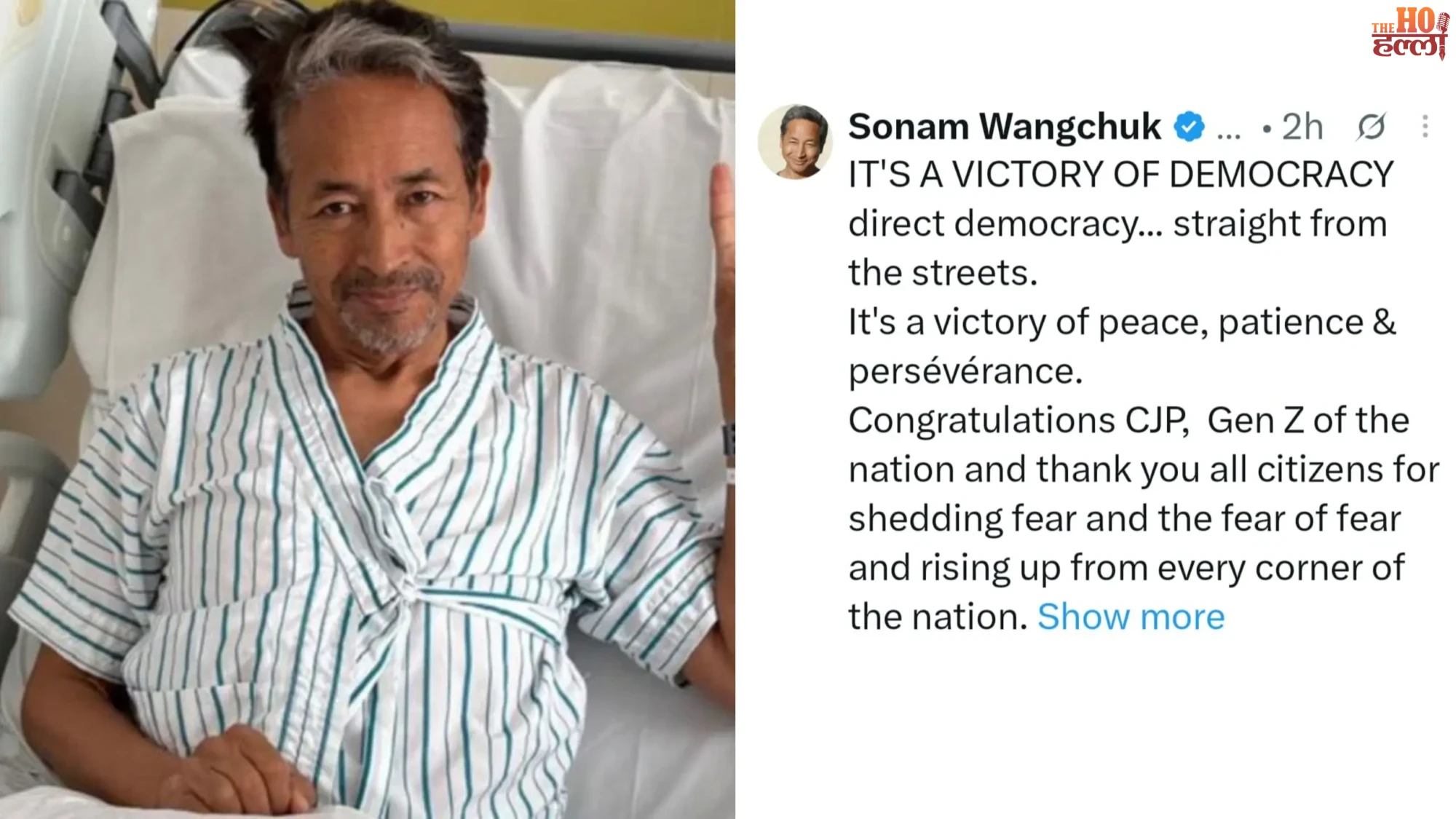 Sonam Wangchuk Reaction on Pradhan Resignation Impact on Democracy