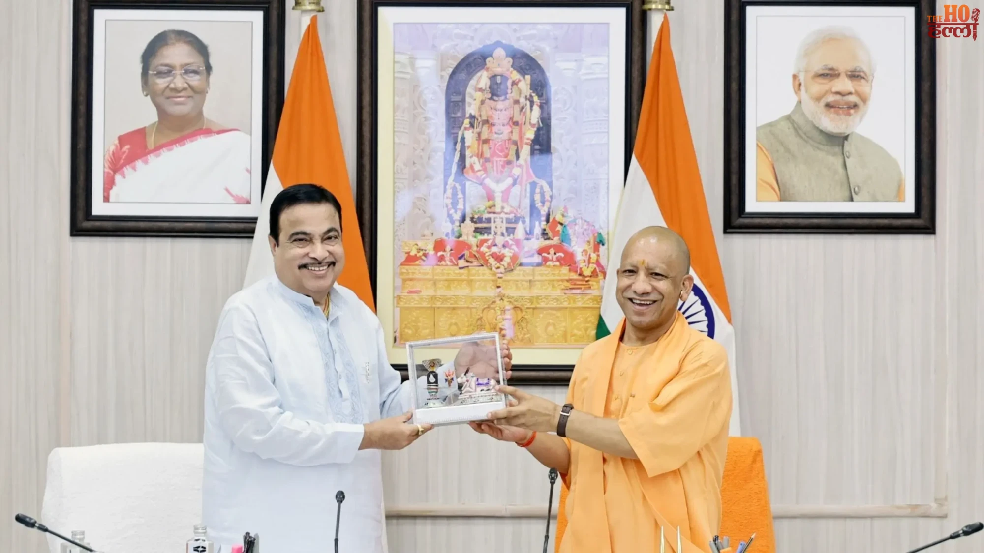 up-national-highway-projects-review-yogi-adityanath-nitin-gadkari-lucknow