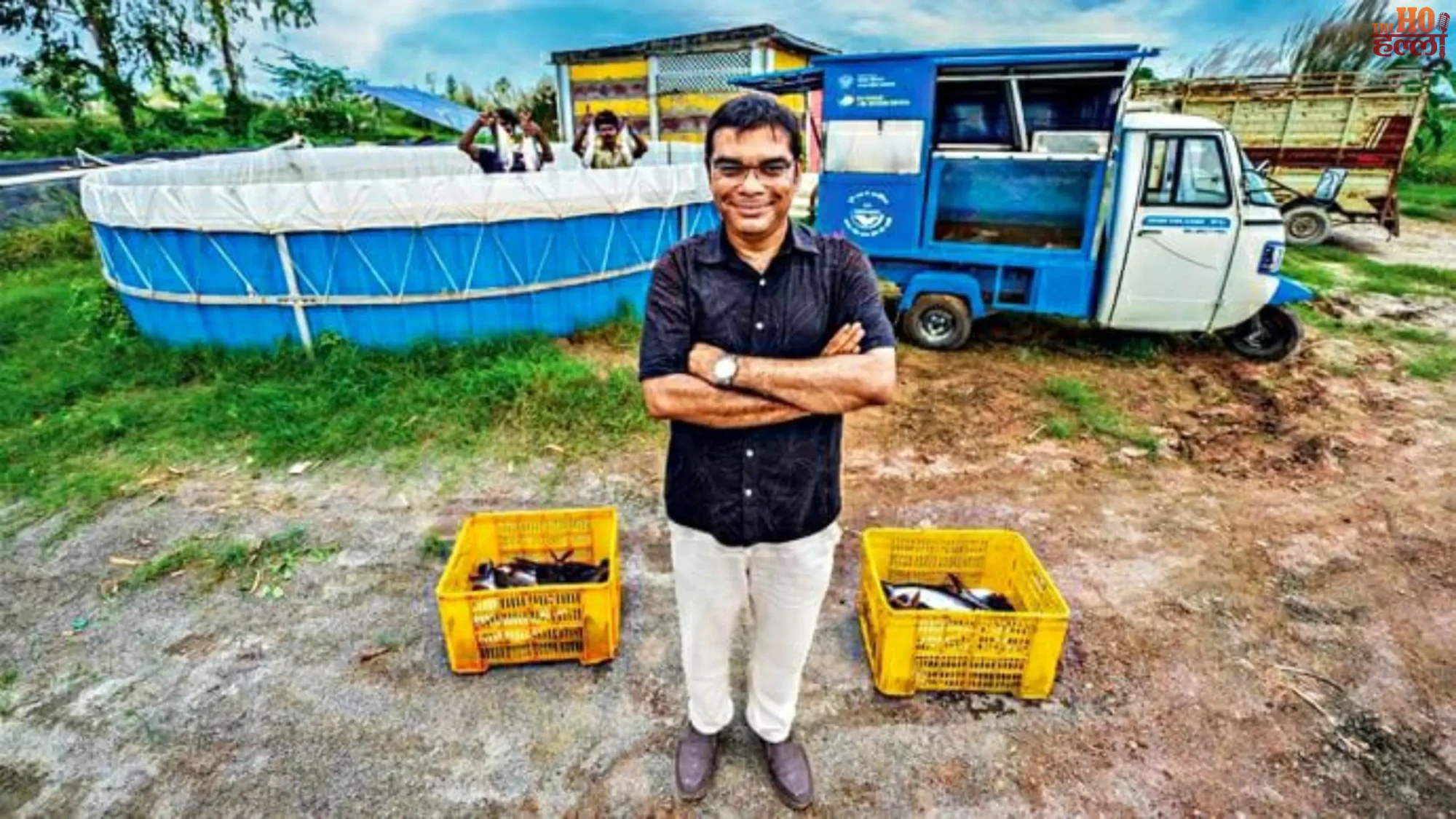 us-returned-engineer-sujit-choudhary-fish-farming-rae-bareli