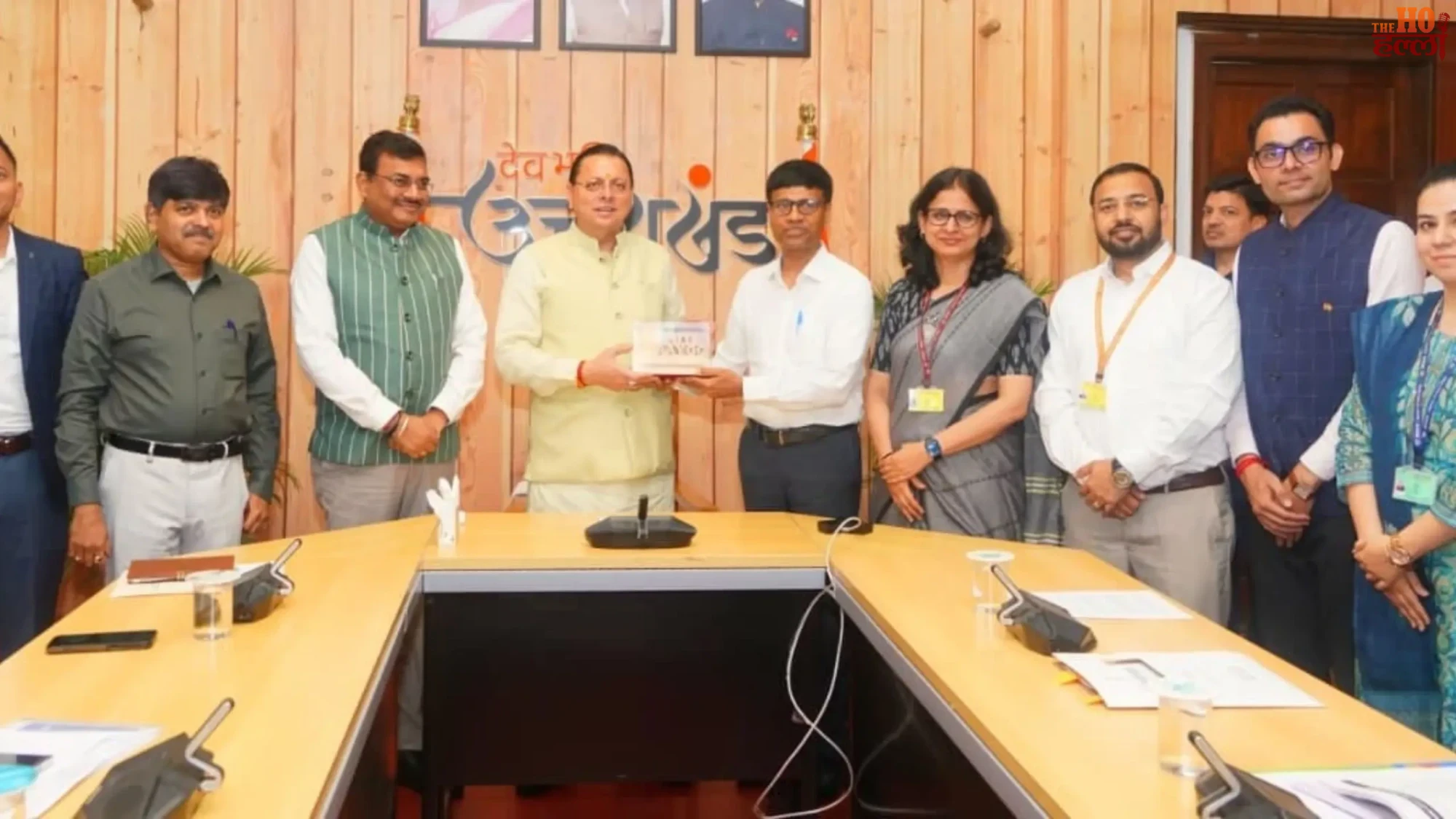 uttarakhand-cm-pushkar-singh-dhami-meets-niti-aayog-delegation