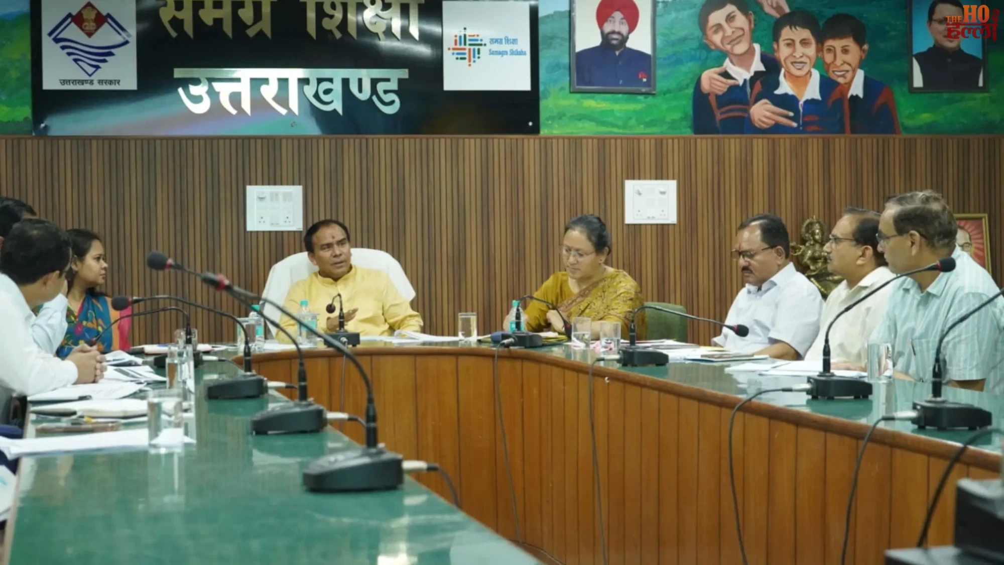uttarakhand-education-minister-dhan-singh-rawat-review-meeting