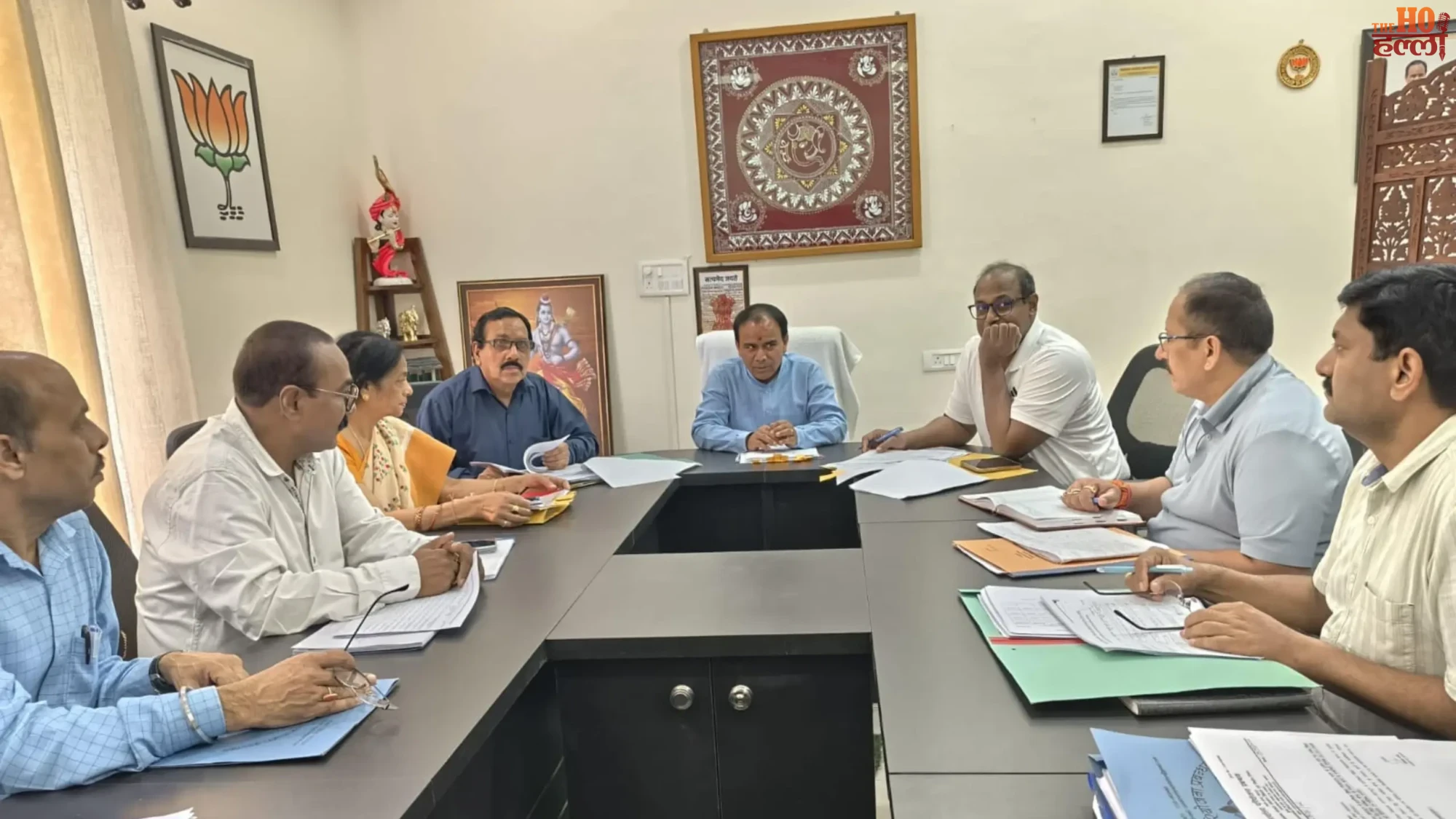 uttarakhand-education-minister-dhan-singh-rawat-reviews-college-construction