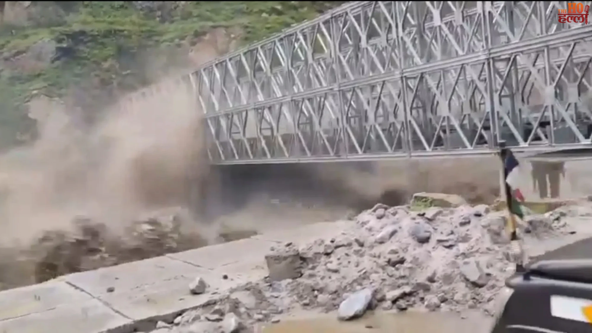 chamoli-cloudburst-bailey-bridge-swept-away-jyotirmath-malari-highway