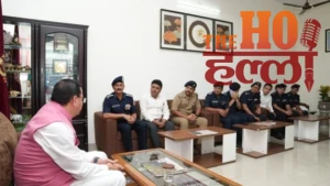 CM Dhami Meets NDRF Heroes to Boost Morale (1)