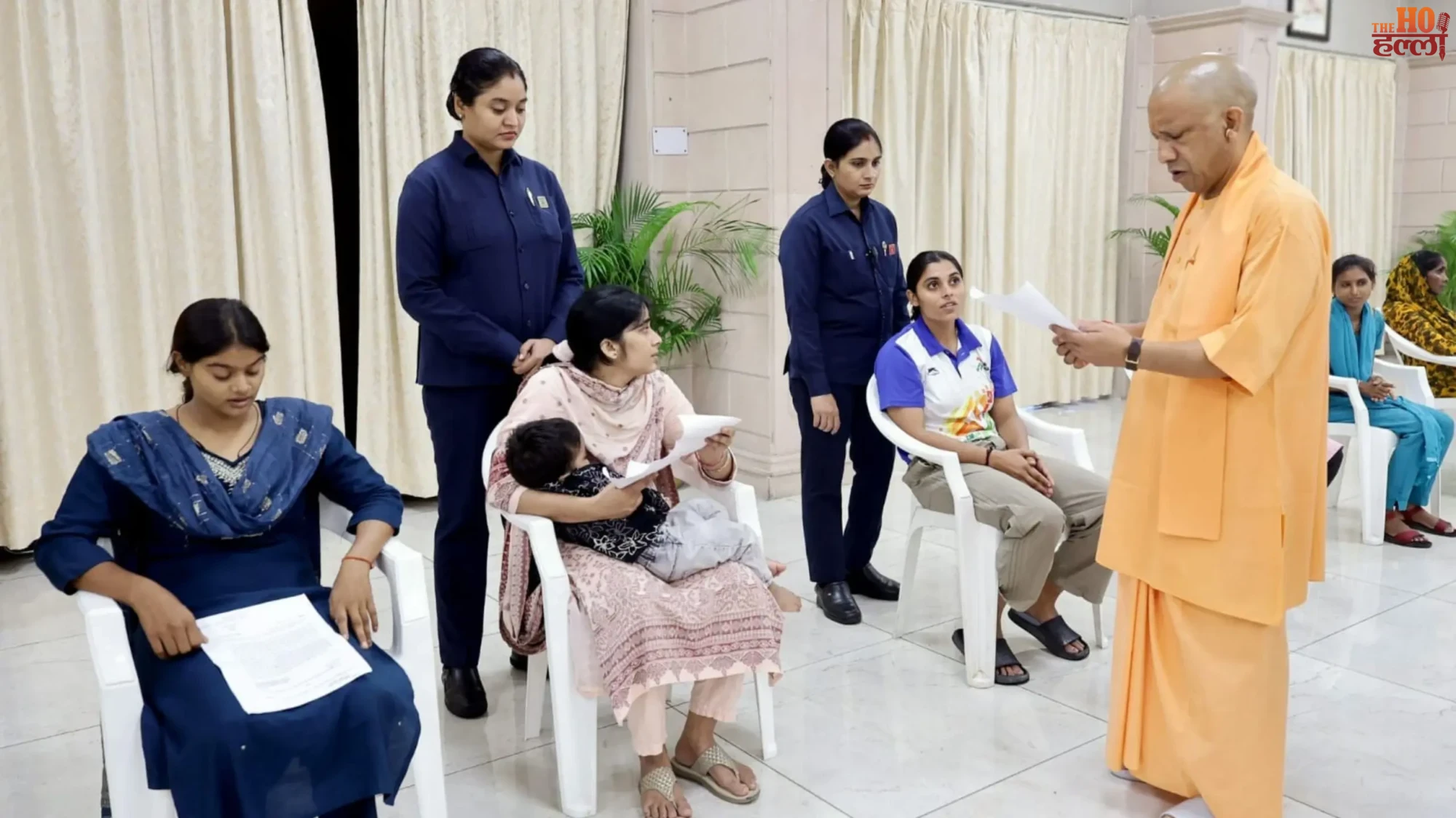 cm-yogi-janta-darshan-lucknow-public-grievances-children-advice