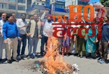 dehradun-congress-protest-dhami-government-effigy-burned