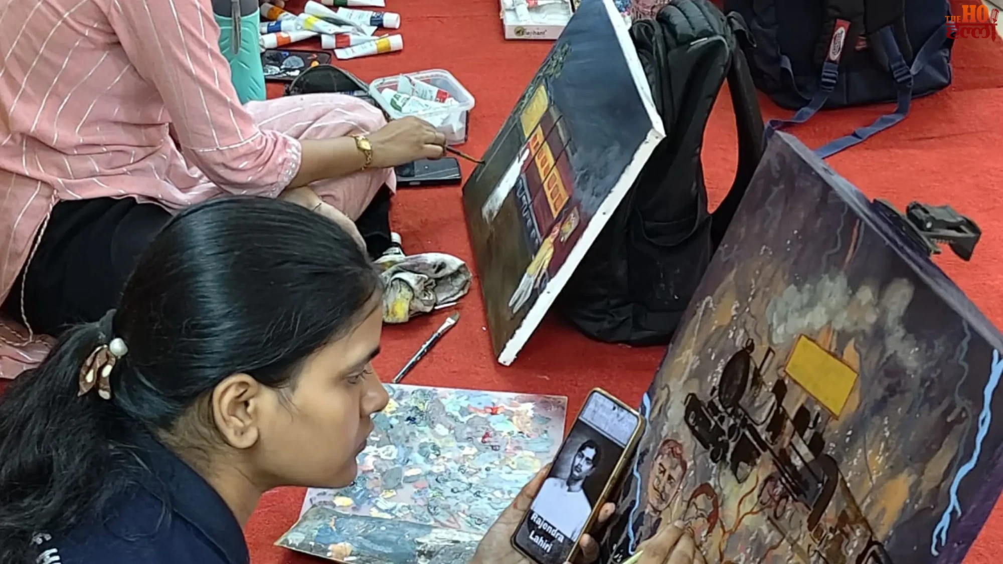 kakori-train-action-painting-competition-state-museum-lucknow