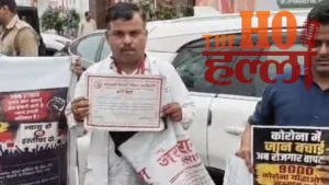 lucknow-news-108-102-ambulance-workers-protest-bjp-office (2)