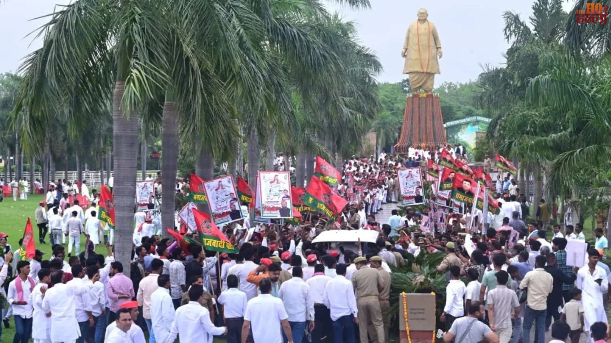 lucknow-news-akhilesh-yadav-tribute-janeshwar-mishra-park