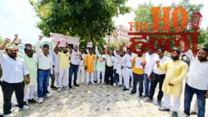 machhli-bhaat-debate-raju-das-nishad-samaj-protest-ayodhya1