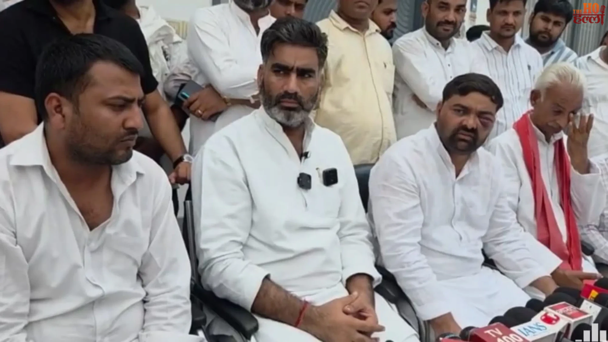 meerut-police-third-degree-allegation-farmer-leaders-akhilesh-yadav-chandrashekhar-azad