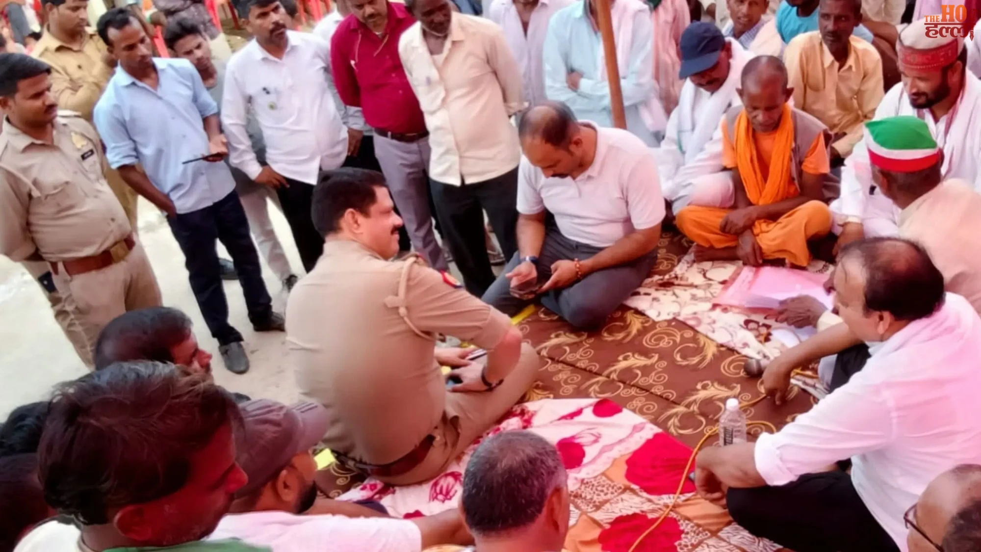 mohanlalganj-road-construction-farmers-protest
