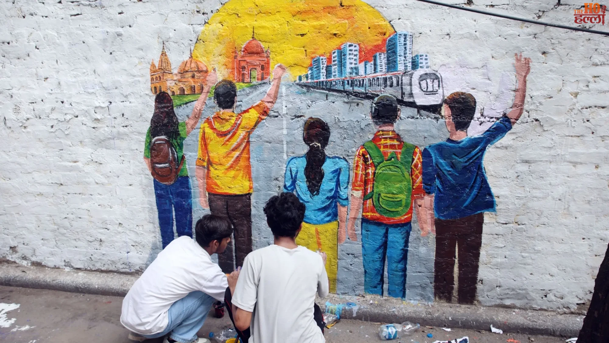 rang-de-basanti-campaign-lucknow-me-yuwaon-ne-banai-graffiti