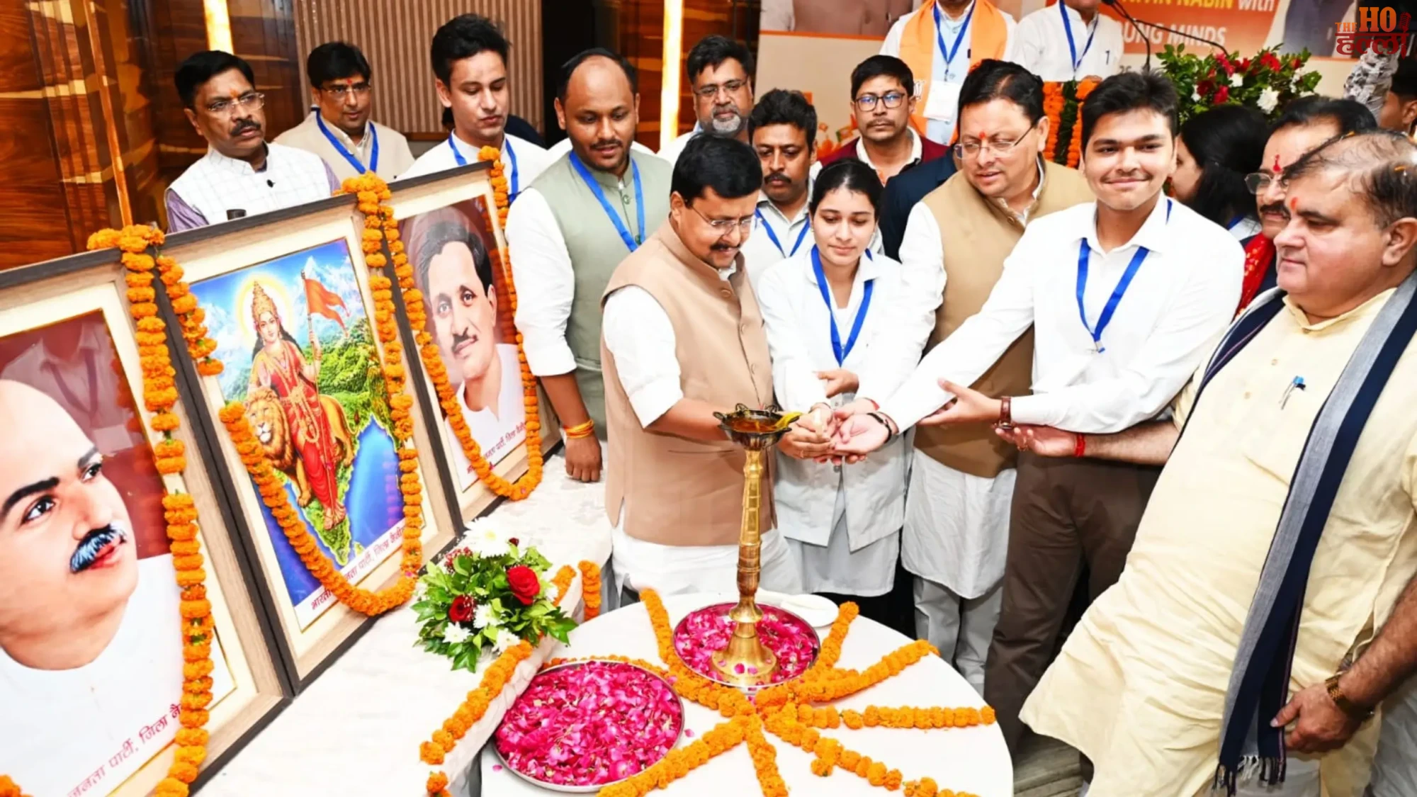 bjp-nitin-nabin-dhami-youth-dialogue-ai-employment-haldwani