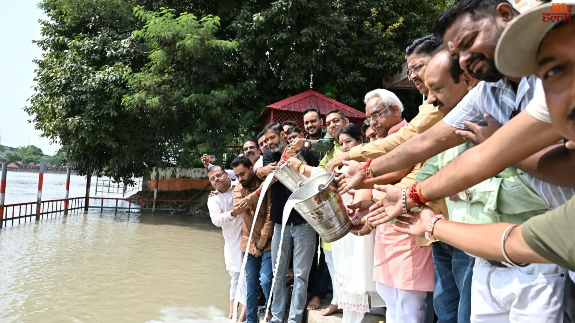cm-dhami-birthday-madan-kaushik-rekha-arya-haridwar-dehradun