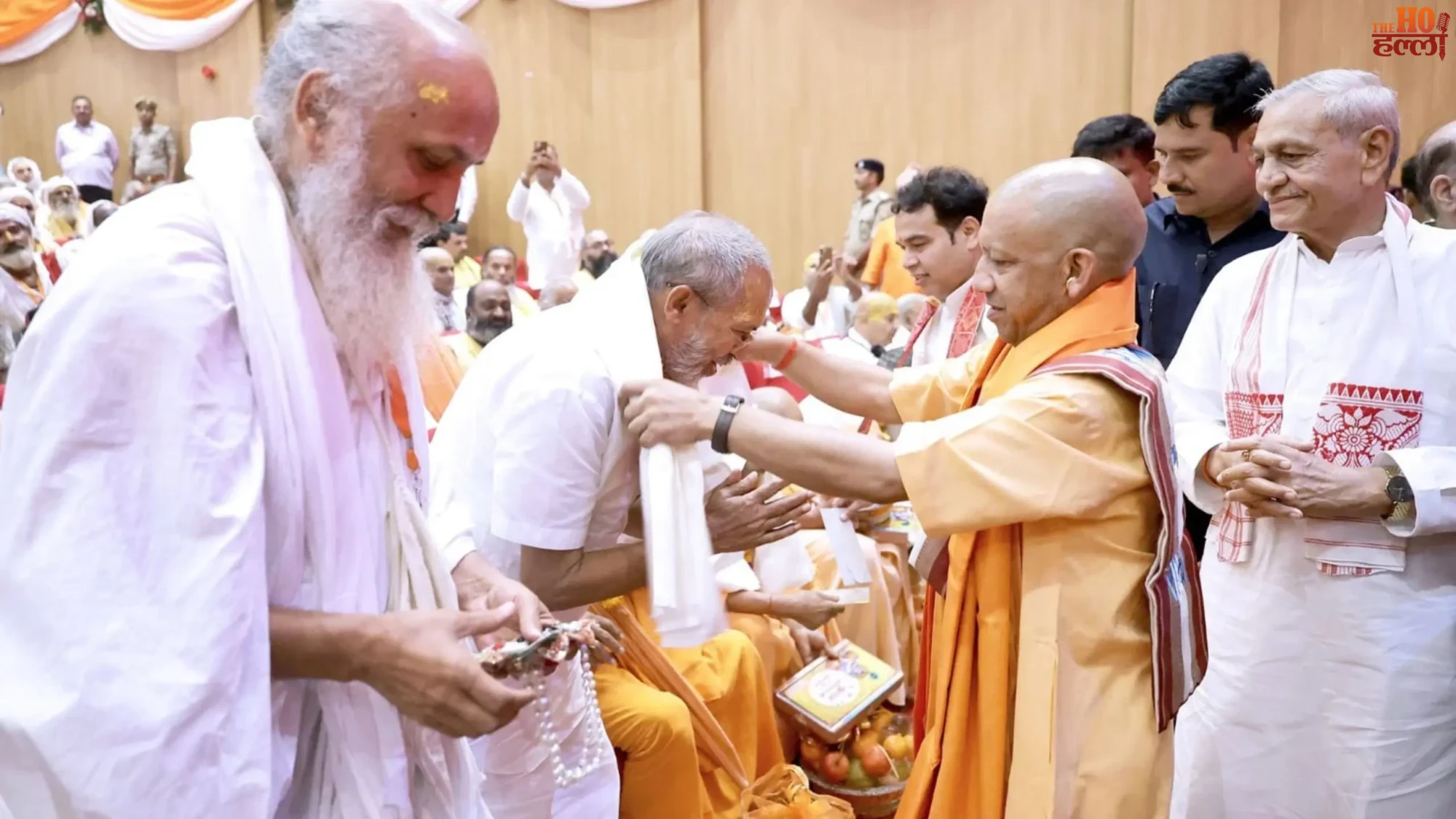 cm-yogi-mathura-janmashtami-gift-swami-haridas-prekshagriha-beneficiaries