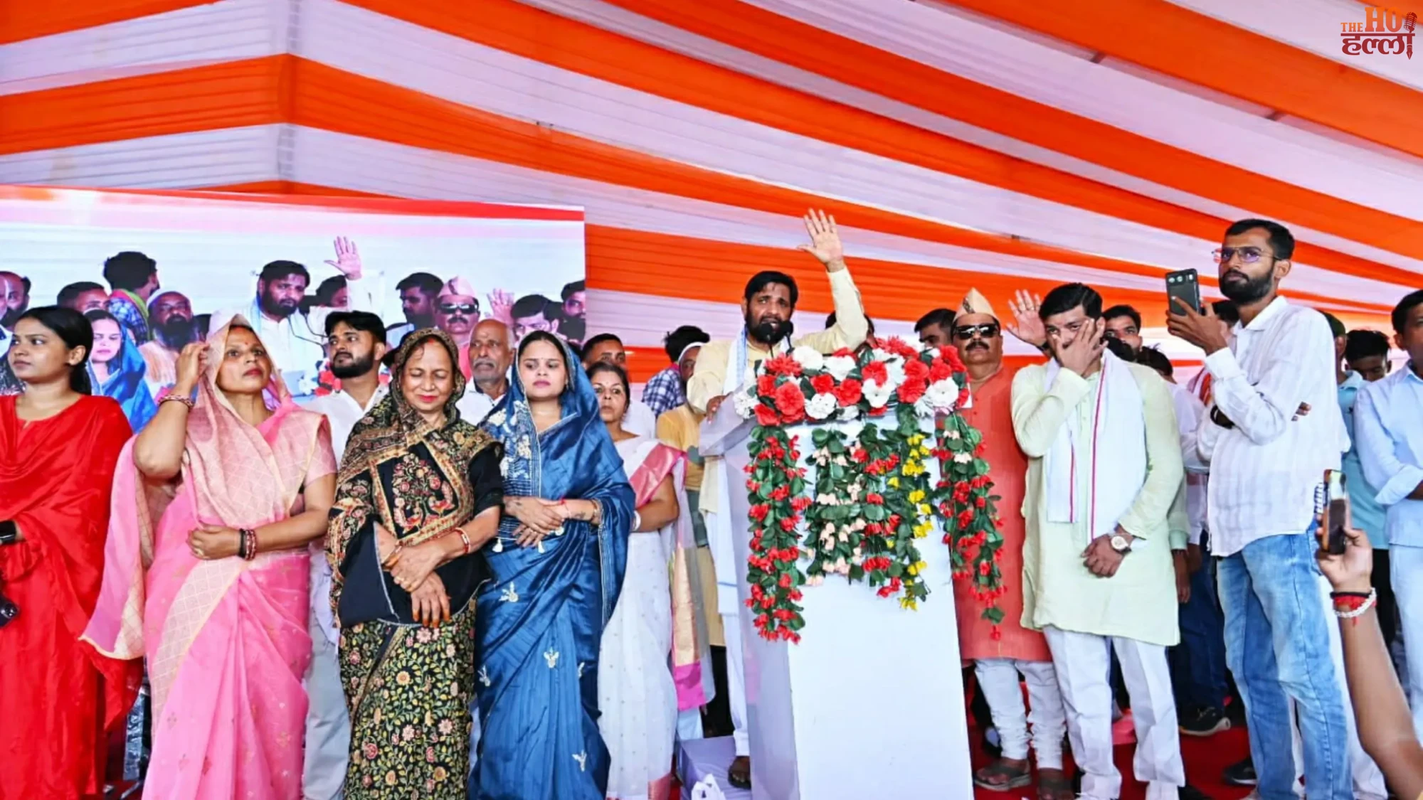 kaushal-kishore-aatmasamman-rally-lucknow-contract-employees-outsourcing (2)