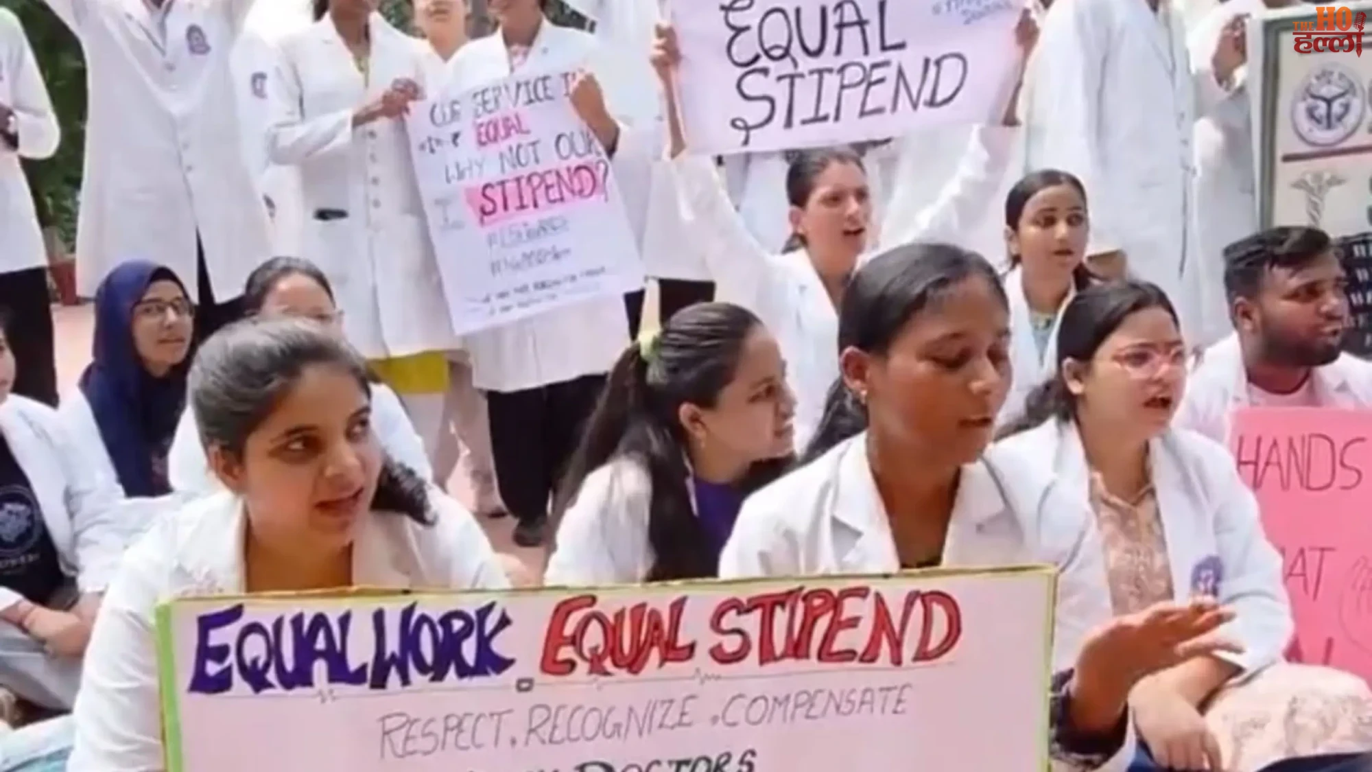 lucknow-ayush-interns-protest-stipend-hike-demand (2)