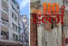 lucknow-news-wazirganj-sa-apartment-pillar-collapsed-building-evacuated
