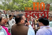lucknow-panchayat-sahayak-protest-eco-garden-swami-prasad-chandra-shekhar