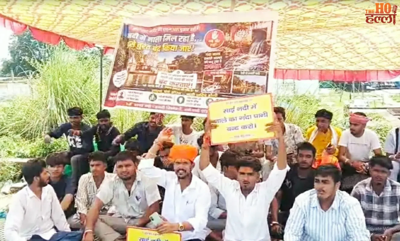 lucknow-sai-river-pollution-hunger-strike