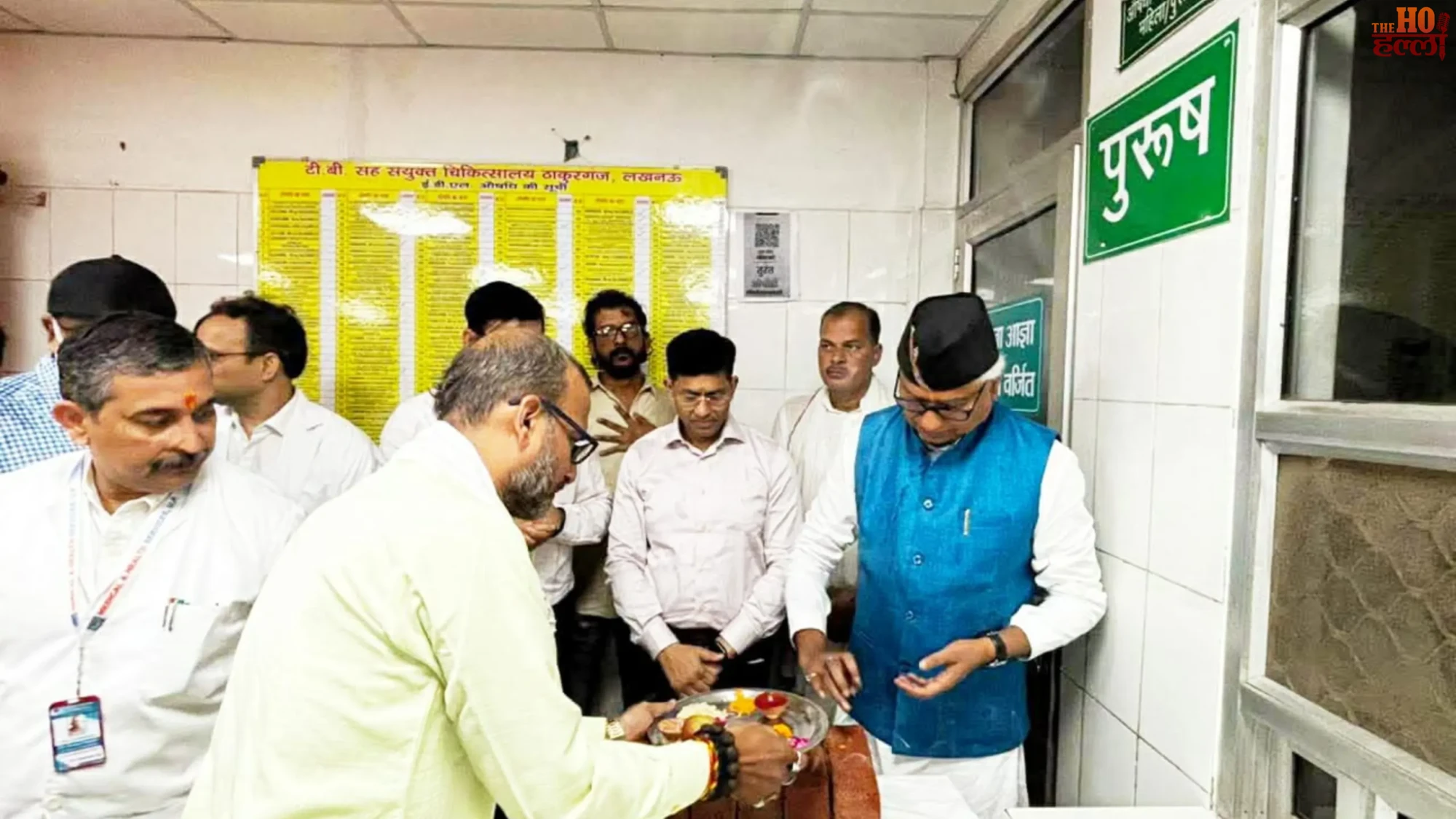 lucknow-thakurganj-tb-hospital-emergency-services-mla-neeraj-bora-foundation-stone