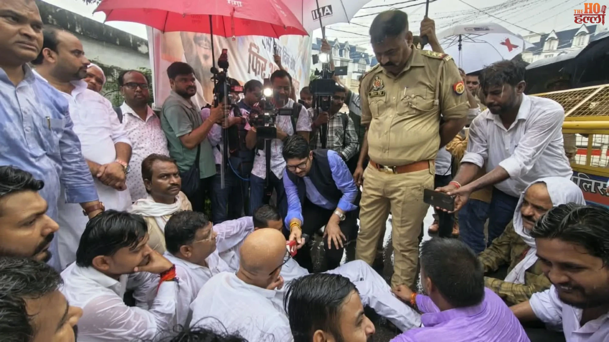 saharanpur-masjid-controversy-ajay-rai-detained-congress-protest