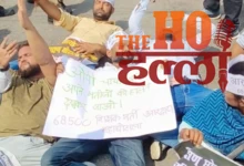 up-news-68500-teacher-recruitment-protest-lucknow-op-rajbhar-residence