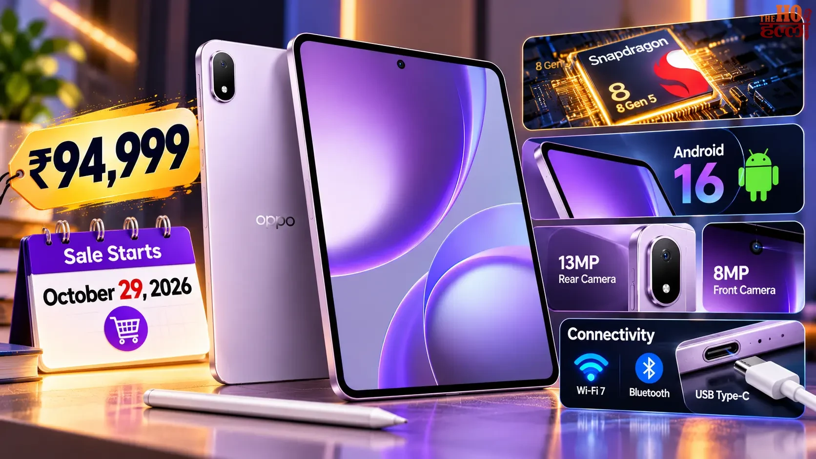 94,999 का OPPO Pad Mini लॉन्च