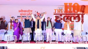 बीजेपी ने ‘लोकतंत्र बचाओ, अराजकता हटाओ’ अभियान का फूंका बिगुल, कांग्रेस की न्याय यात्रा पर धामी का हमला