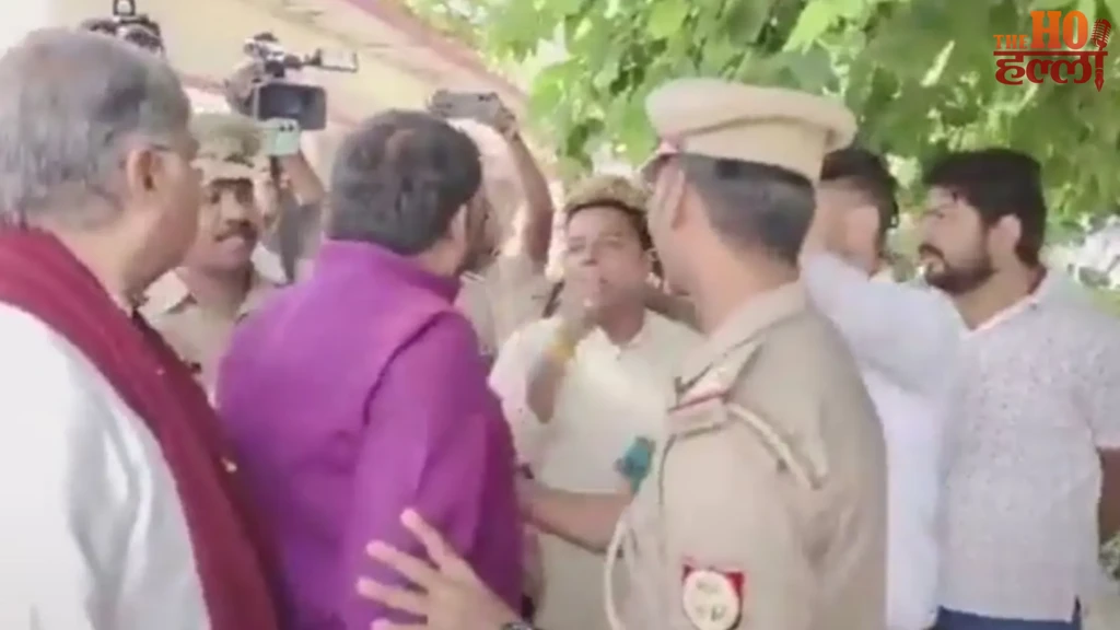 गोरखपुर में Teacher MLC चुनाव के बीच हंगामा, सपा प्रत्याशी से धक्का-मुक्की के हालात