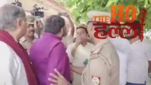 गोरखपुर में Teacher MLC चुनाव के बीच हंगामा, सपा प्रत्याशी से धक्का-मुक्की के हालात