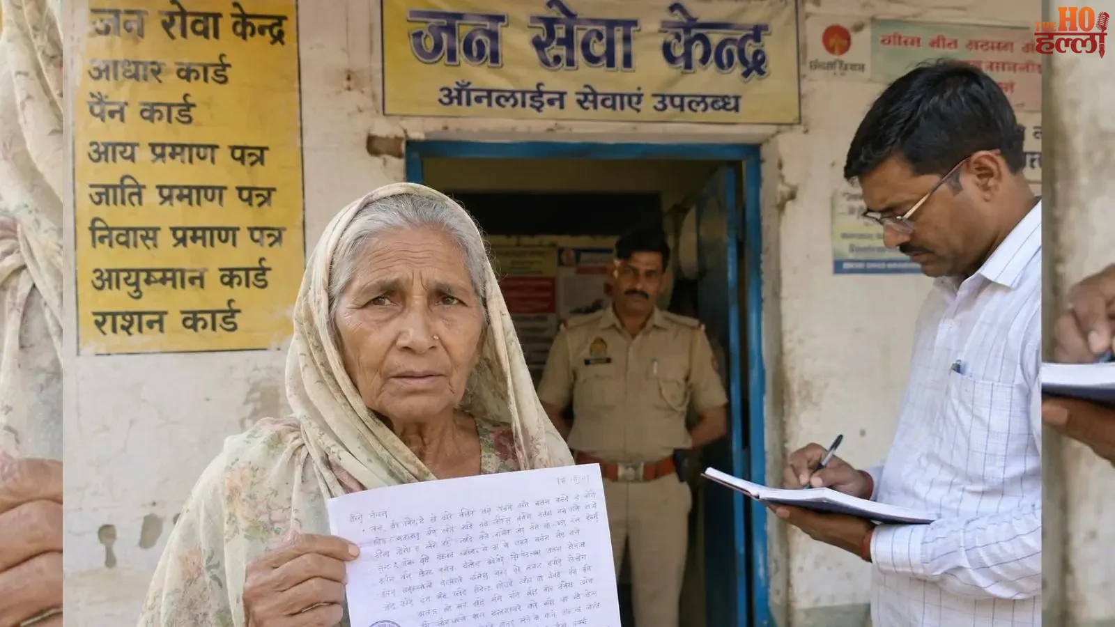 hardoi-news-elderly-woman-bank-fraud-janseva-kendra