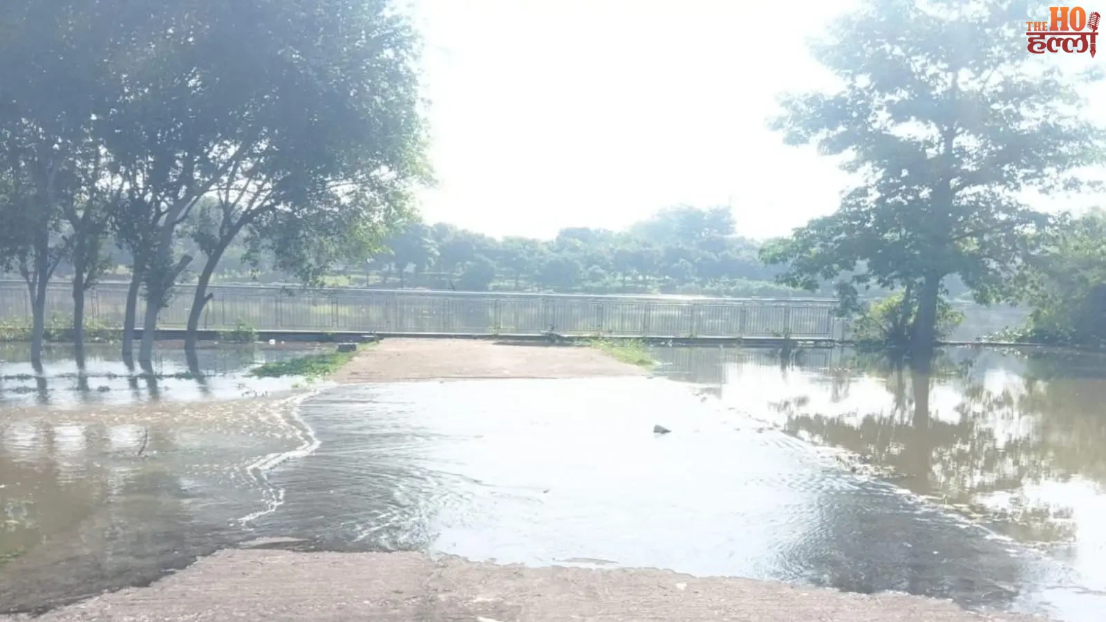 lucknow-news-gomti-river-front-closed-itaunja-villages-waterlogging